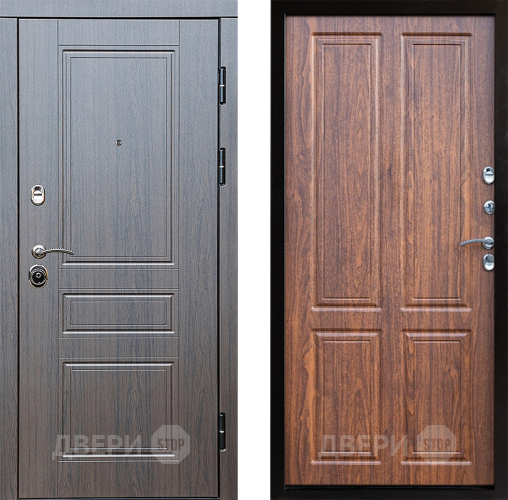 Входная металлическая Дверь Престиж Классика Венге Премиум Орех светлый в Истра