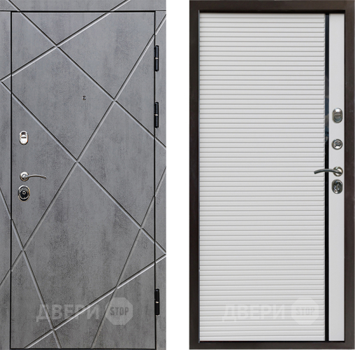 Входная металлическая Дверь Престиж Лучи Porte Белый в Истра