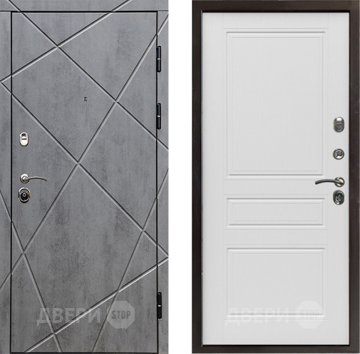 Входная металлическая Дверь Престиж Лучи Классика Лиственница белая в Истра