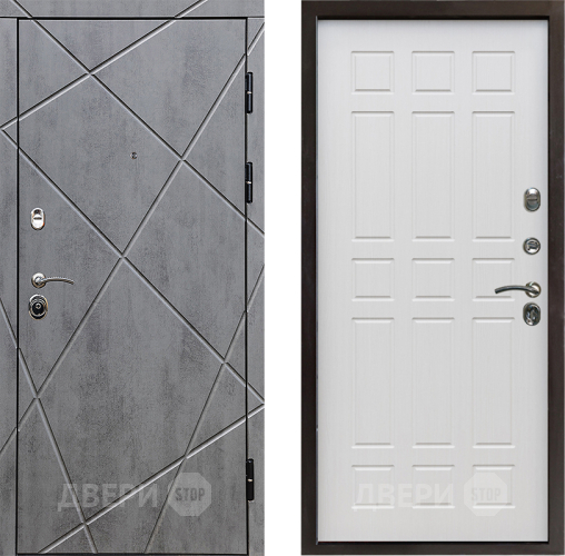 Входная металлическая Дверь Престиж Лучи Спарта Лиственница белая в Истра