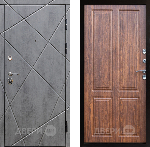 Входная металлическая Дверь Престиж Лучи Премиум Орех светлый в Истра