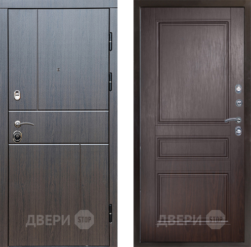Входная металлическая Дверь Престиж Горизонт Венге Классика Венге в Истра