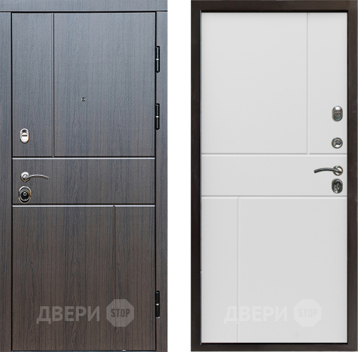 Входная металлическая Дверь Престиж Горизонт Венге Горизонт Бетон белый в Истра