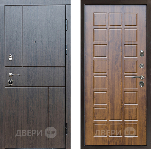 Входная металлическая Дверь Престиж Горизонт Венге Престиж Дуб в Истра