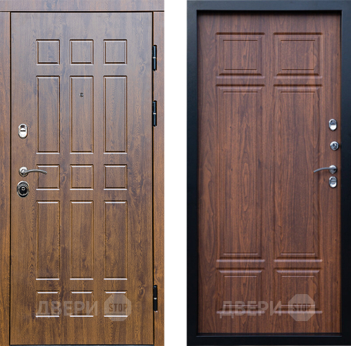 Входная металлическая Дверь Престиж Стандарт Премиум Орех темный в Истра