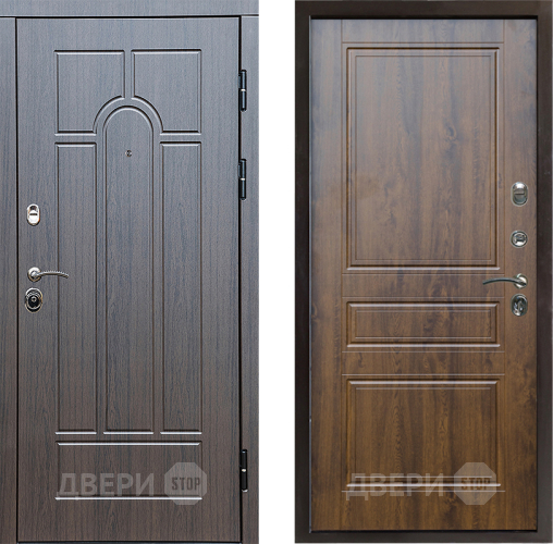 Входная металлическая Дверь Престиж Арка Классика Дуб в Истра