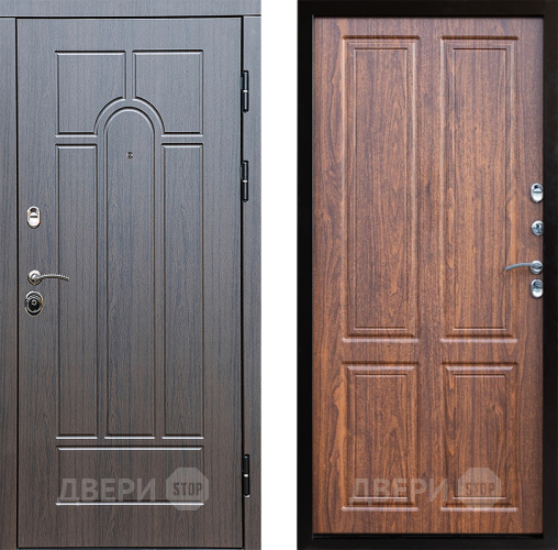 Входная металлическая Дверь Престиж Арка Премиум Орех светлый в Истра