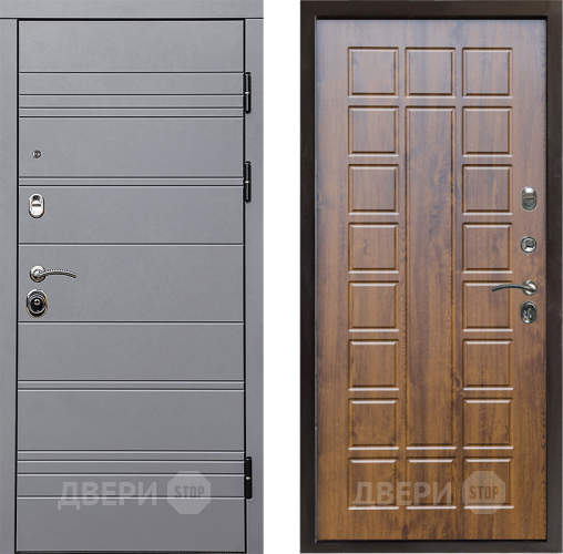 Входная металлическая Дверь Престиж Линия Грэй Престиж Дуб в Истра