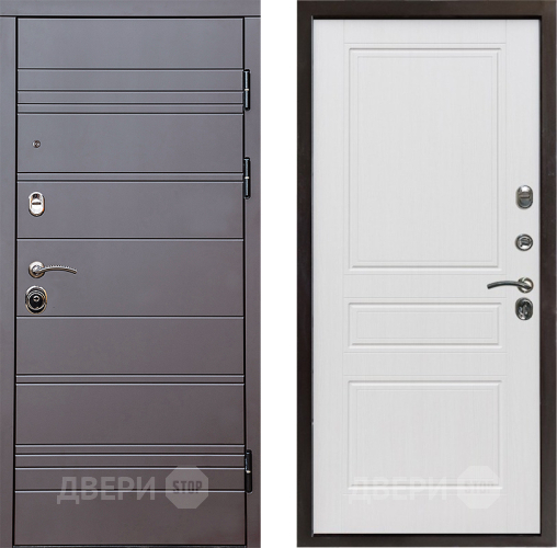 Дверь Престиж Линия Браун Классика Белое дерево в Истра