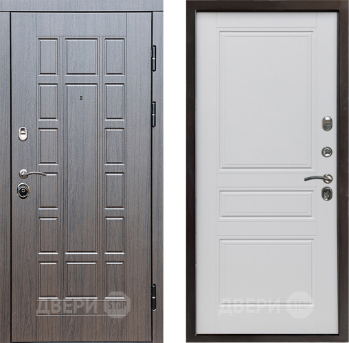 Входная металлическая Дверь Престиж Престиж Классика Белый матовый в Истра