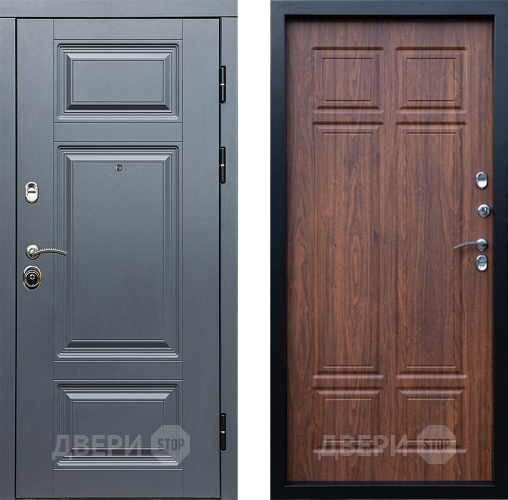 Входная металлическая Дверь Престиж Премиум Премиум Орех темный в Истра