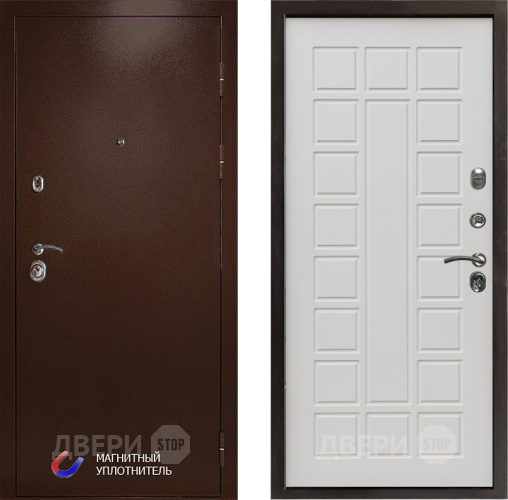 Входная металлическая Дверь Престиж Медь Престиж Бежевый мат в Истра