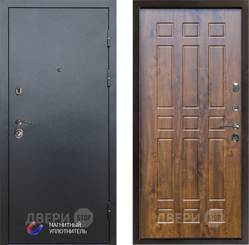 Входная металлическая Дверь Престиж Графит Спарта Дуб в Истра