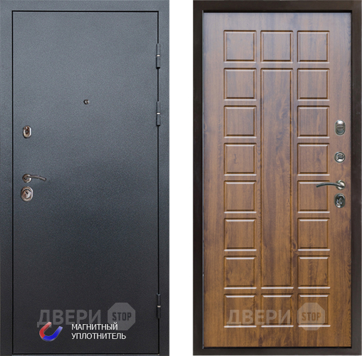 Входная металлическая Дверь Престиж Графит Престиж Дуб в Истра