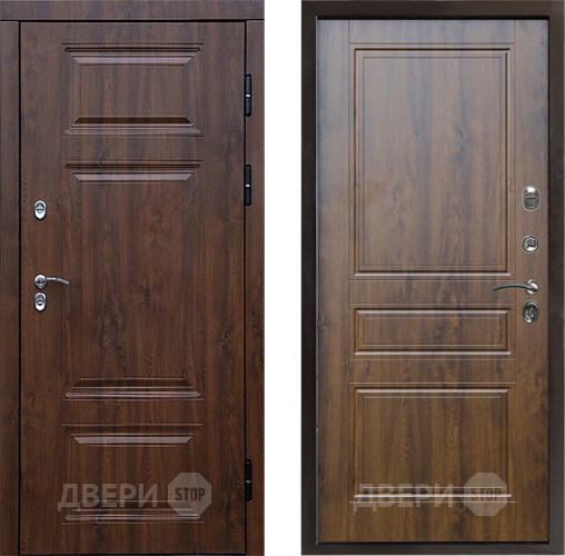 Входная металлическая Дверь Престиж TERMO с терморазрывом Премиум Орех Классика Дуб в Истра