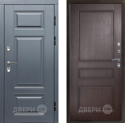 Дверь Престиж TERMO с терморазрывом Премиум Грэй Классика Венге в Истра