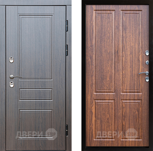 Входная металлическая Дверь Престиж TERMO с терморазрывом Классика Премиум Орех светлый в Истра