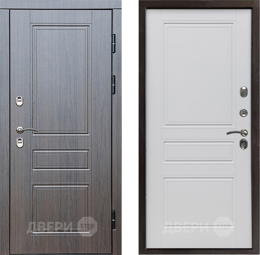 Входная металлическая Дверь Престиж TERMO с терморазрывом Классика Классика Белый матовый в Истра