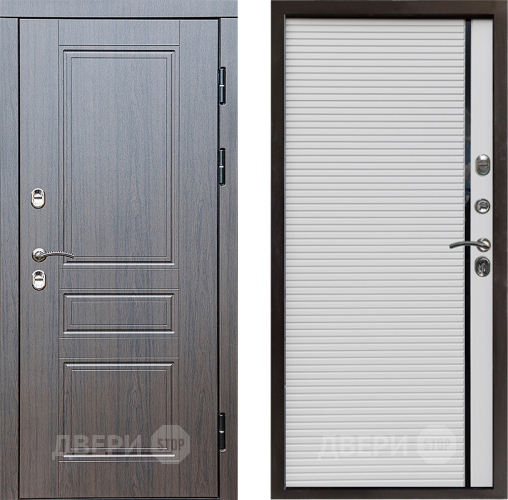 Входная металлическая Дверь Престиж TERMO с терморазрывом Классика Porte Белый в Истра