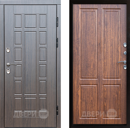 Входная металлическая Дверь Престиж TERMO с терморазрывом Престиж Премиум Орех светлый в Истра