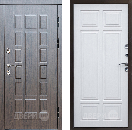 Входная металлическая Дверь Престиж TERMO с терморазрывом Престиж Премиум Лиственница белая в Истра