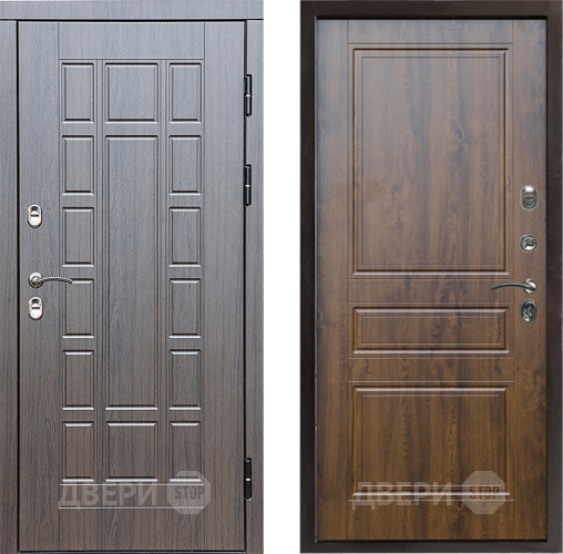 Входная металлическая Дверь Престиж TERMO с терморазрывом Престиж Классика Дуб в Истра