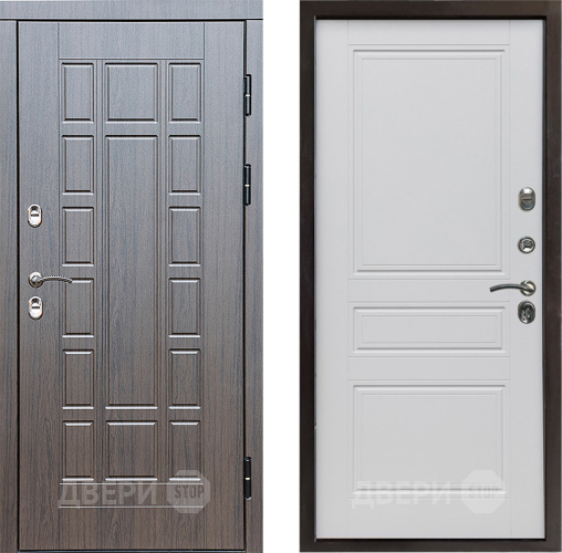 Входная металлическая Дверь Престиж TERMO с терморазрывом Престиж Классика Белый матовый в Истра