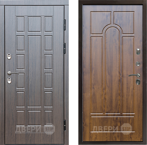 Входная металлическая Дверь Престиж TERMO с терморазрывом Престиж Арка Дуб в Истра