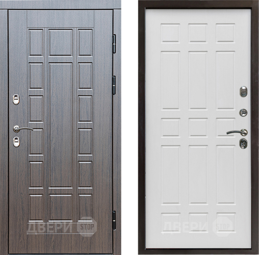 Входная металлическая Дверь Престиж TERMO с терморазрывом Престиж Спарта Белое дерево в Истра