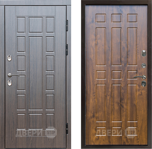 Входная металлическая Дверь Престиж TERMO с терморазрывом Престиж Спарта Дуб в Истра