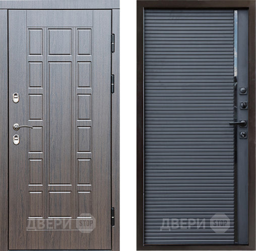 Входная металлическая Дверь Престиж TERMO с терморазрывом Престиж Porte Черный кварц в Истра