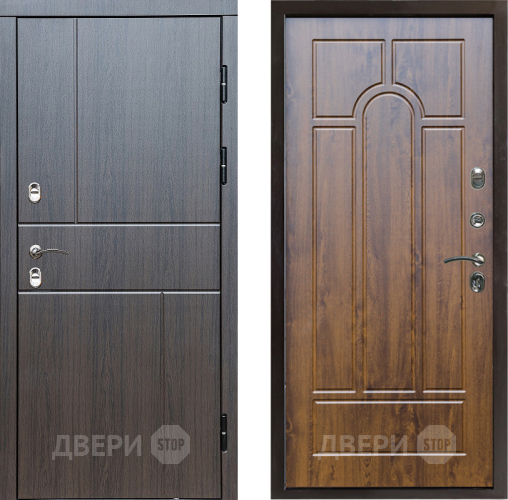 Входная металлическая Дверь Престиж TERMO с терморазрывом Горизонт Венге Арка Дуб в Истра