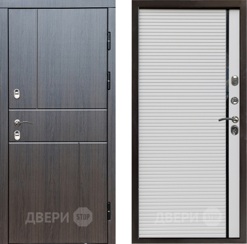 Входная металлическая Дверь Престиж TERMO с терморазрывом Горизонт Венге Porte Белый в Истра