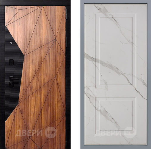 Дверь Заводские двери Морра Доррен Мрамор белый в Истра