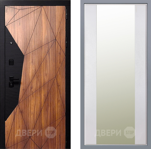 Дверь Заводские двери Морра Зеркало Макси Белый шелк в Истра