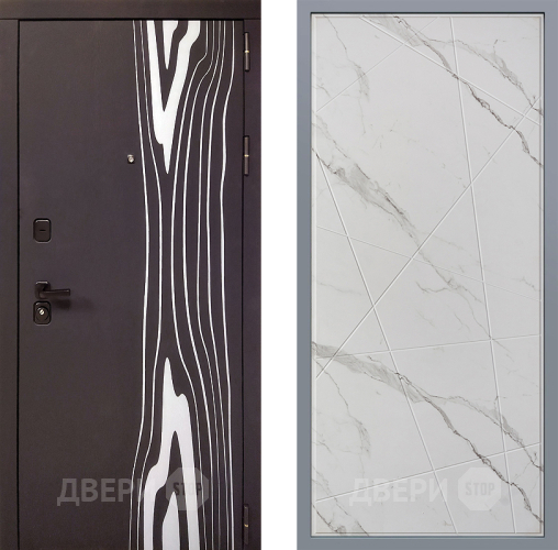 Дверь Заводские двери Леванте Флитта Мрамор белый в Истра