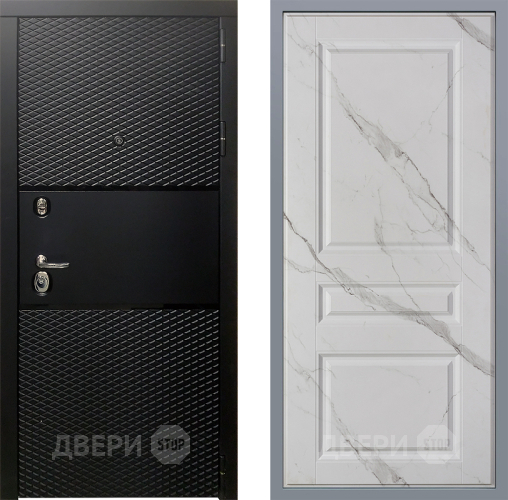 Дверь Заводские двери Тефлон Стокгольм Мрамор белый в Истра