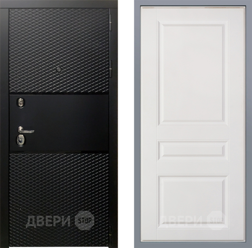 Дверь Заводские двери Тефлон Стокгольм Белый софт в Истра