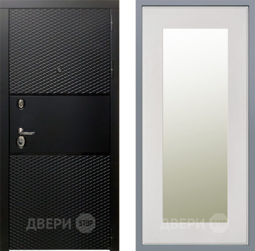 Дверь Заводские двери Тефлон Зеркало Модерн Белый софт в Истра