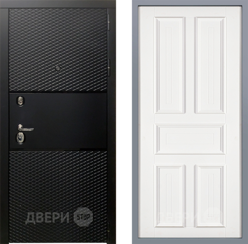 Дверь Заводские двери Тефлон Уругвай Белый софт в Истра