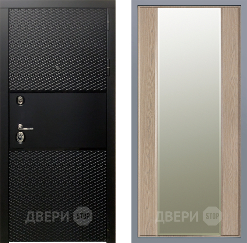 Дверь Заводские двери Тефлон Зеркало Макси Беленый дуб в Истра