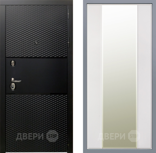 Дверь Заводские двери Тефлон Зеркало Макси Белый матовый в Истра