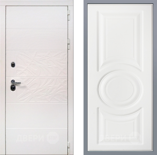 Дверь Заводские двери Дэко Вайт Неаполь Лофт белый в Истра