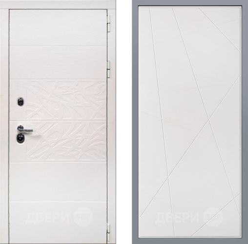 Дверь Заводские двери Дэко Вайт Флитта Белый софт в Истра