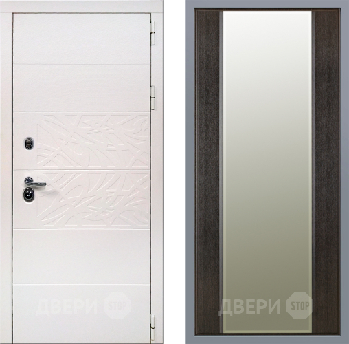 Дверь Заводские двери Дэко Вайт Зеркало Макси Венге в Истра