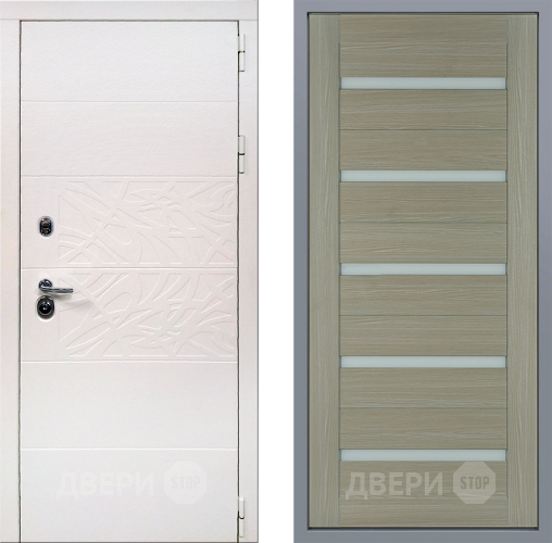 Дверь Заводские двери Дэко Вайт СБ-1 Капучино в Истра