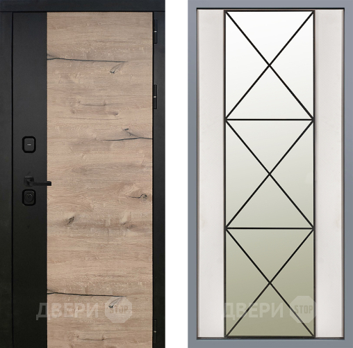 Дверь Заводские двери Ларте Зеркало Перфекто Структурное дерево в Истра