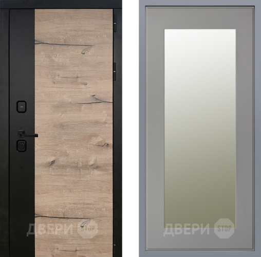 Дверь Заводские двери Ларте Зеркало Модерн Грей софт в Истра