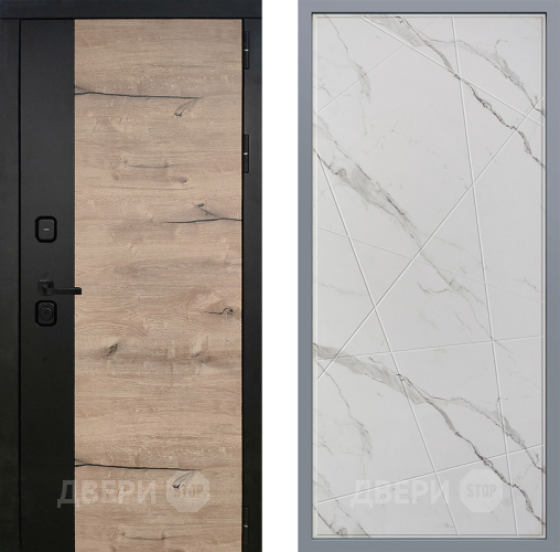 Дверь Заводские двери Ларте Флитта Мрамор белый в Истра