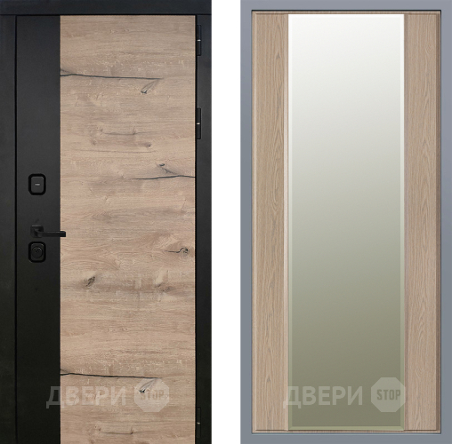 Дверь Заводские двери Ларте Зеркало Макси Беленый дуб в Истра